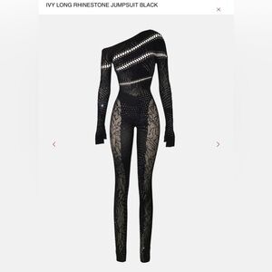Poster Girl Ivy Long Sleeve Rhinestone Jumpsuit